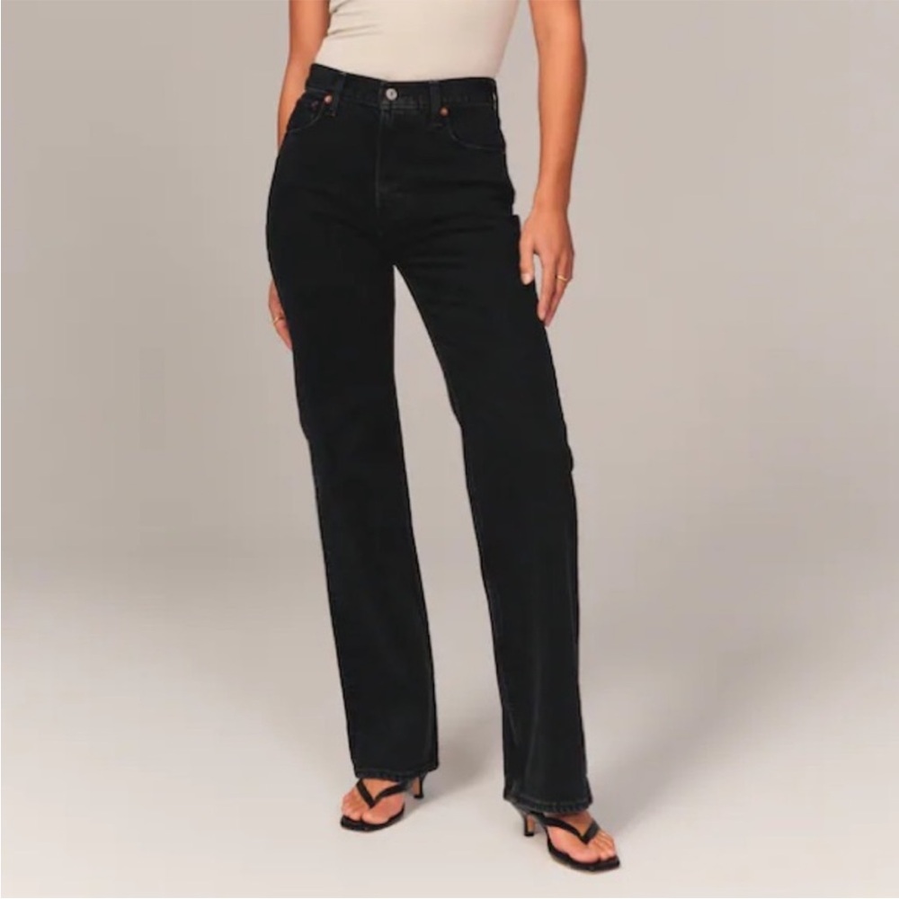 A&F High Rise 90s Relaxed Jean 32/14